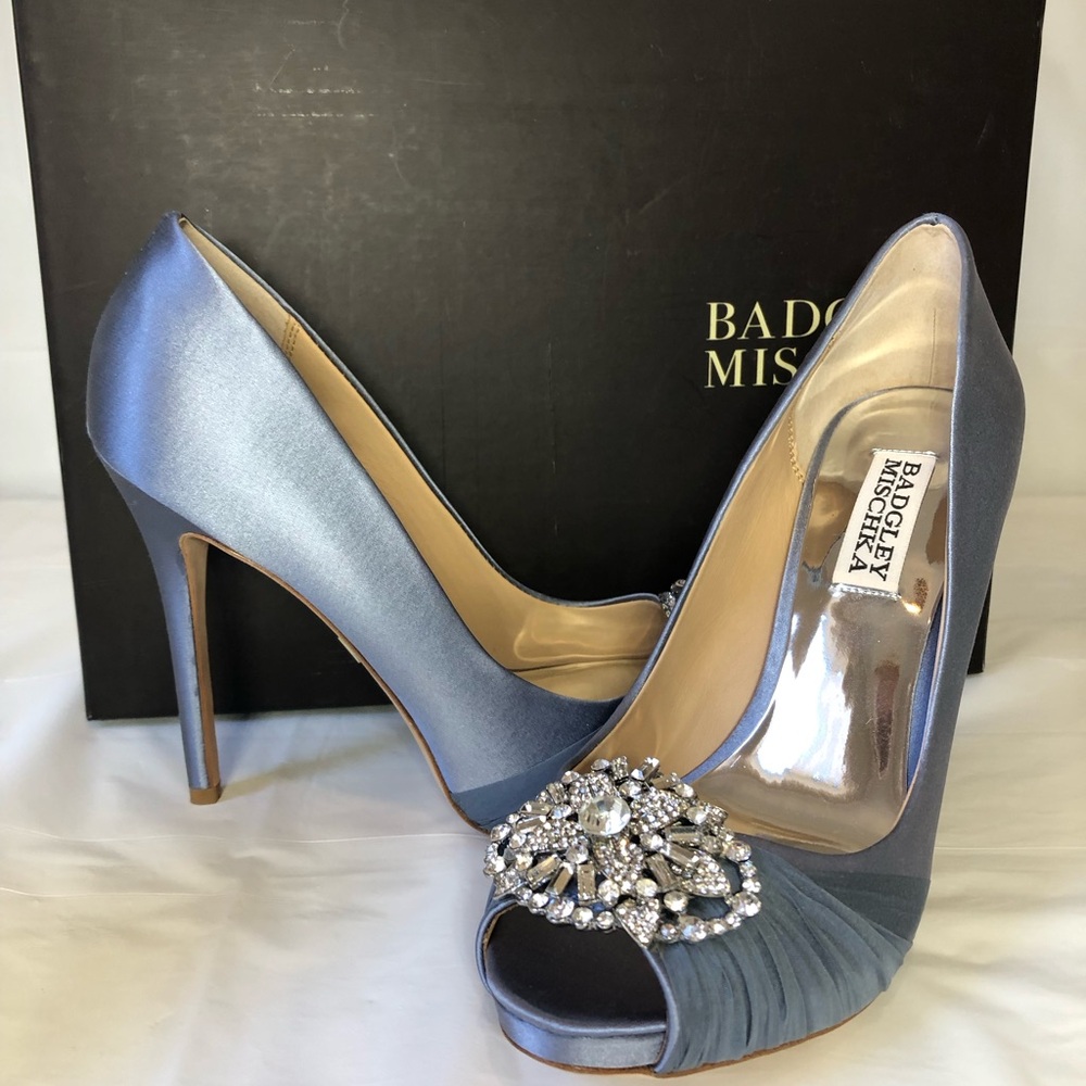 Badgley Mischka Peep Toe Heels